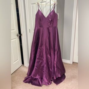 Plum prom dress from 2023